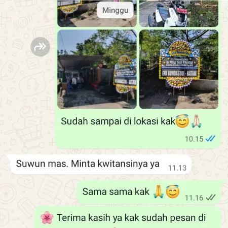 Pengiriman Papan Bunga Duka Sumberboto Wonotirto