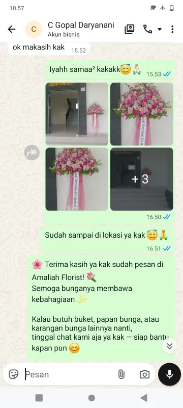 Pengiriman Karangan Bunga Sumberboto Wonotirto