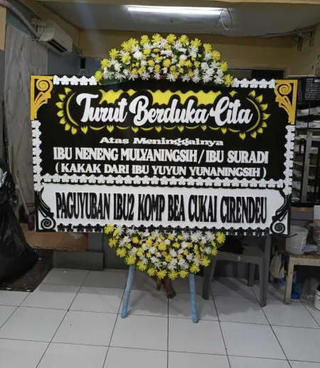 Papan Bunga Duka Sumberboto Wonotirto